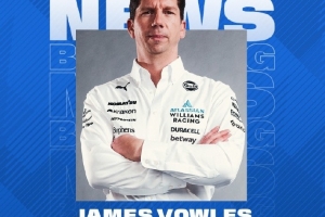 官方：威廉姆斯車隊(duì)與領(lǐng)隊(duì)詹姆斯-沃爾斯簽署一份長約